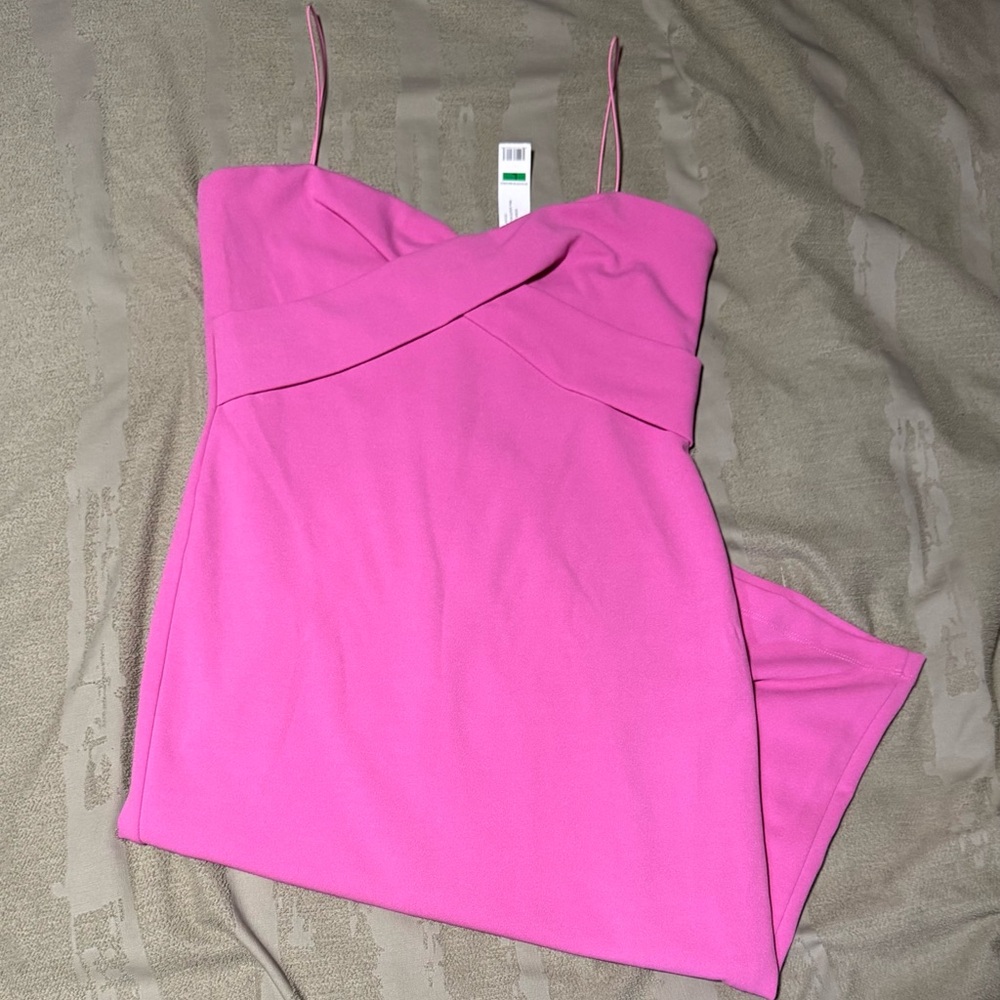 Love By Design Pink Midi Dress